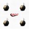 Service Caster 2'' Floor Safe Antique Hooded Twin Wheel Caster 1/4 Threaded Stem, 4PK SCC-TS02S50D-NYU-WA-142058-4 - alternate 4